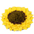 A sunflower-shaped snuffle mat dog toy