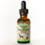 A brown glass dropper bottle of Tranquility Blend supplement for dogs 