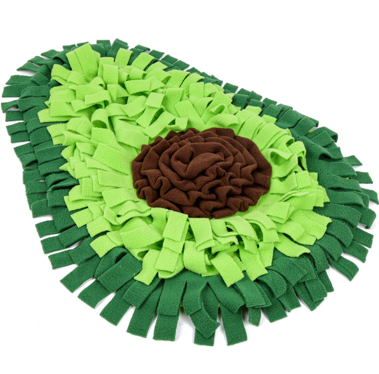 Avocado shaped snuffle mat